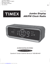Timex clock radio manual t231