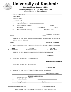 University of kerala provisional certificate application form