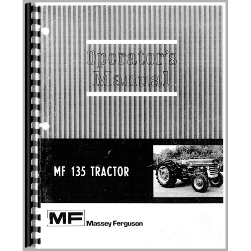 Massey ferguson 135 operators manual