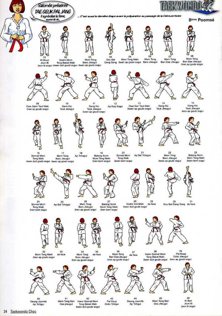 Taekwondo poomsae 1 8 pdf