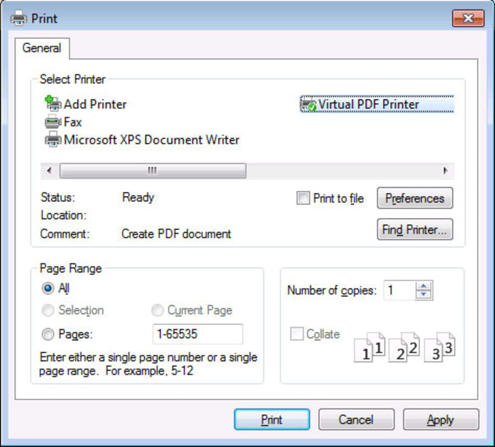 Microsoft print to pdf printer not ready