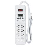 noma 8 outlet power bar with timer instructions