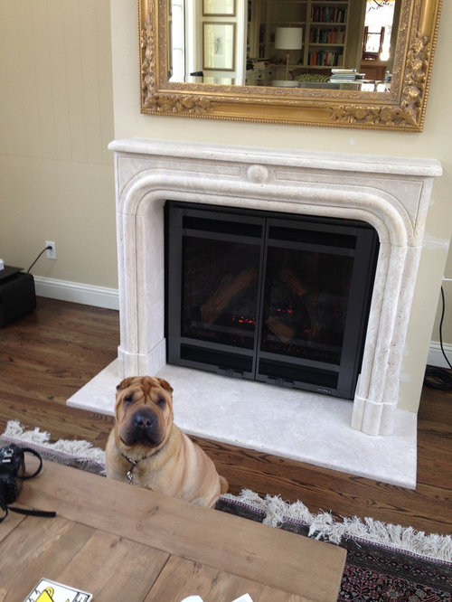 Travertine fireplace mantels how to clean