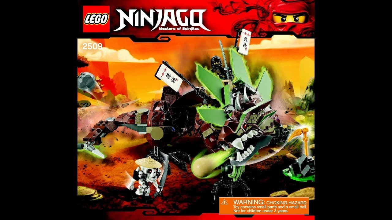 instructions for lego ninjago earth dragon