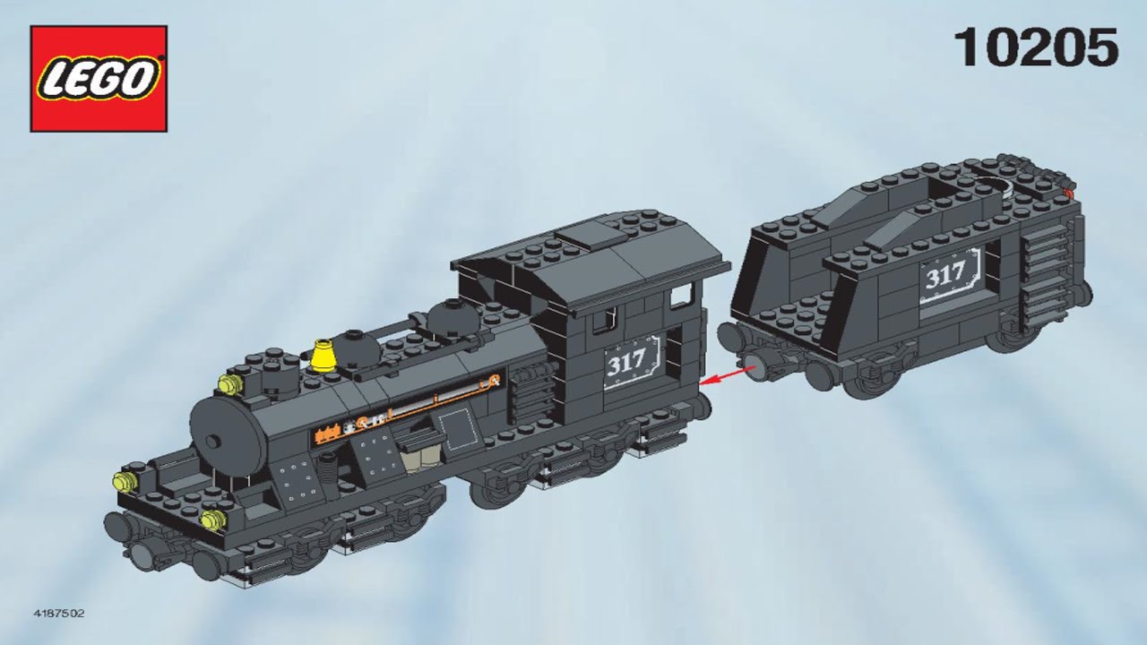 Lego back to the future train instructions