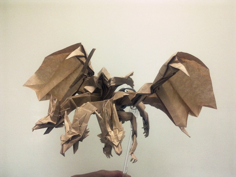 origami divine dragon instructions