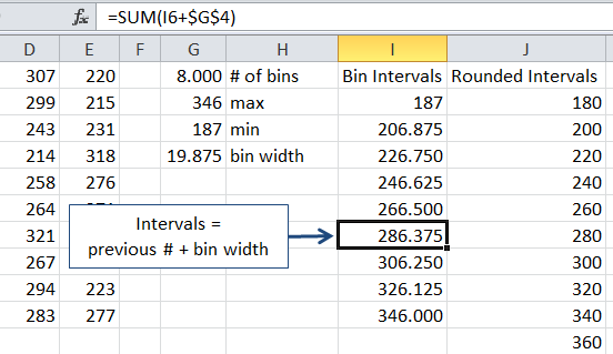 Excel how to change number of bins in histogram