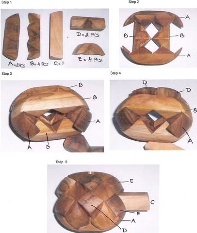 Wooden ball puzzle instructions