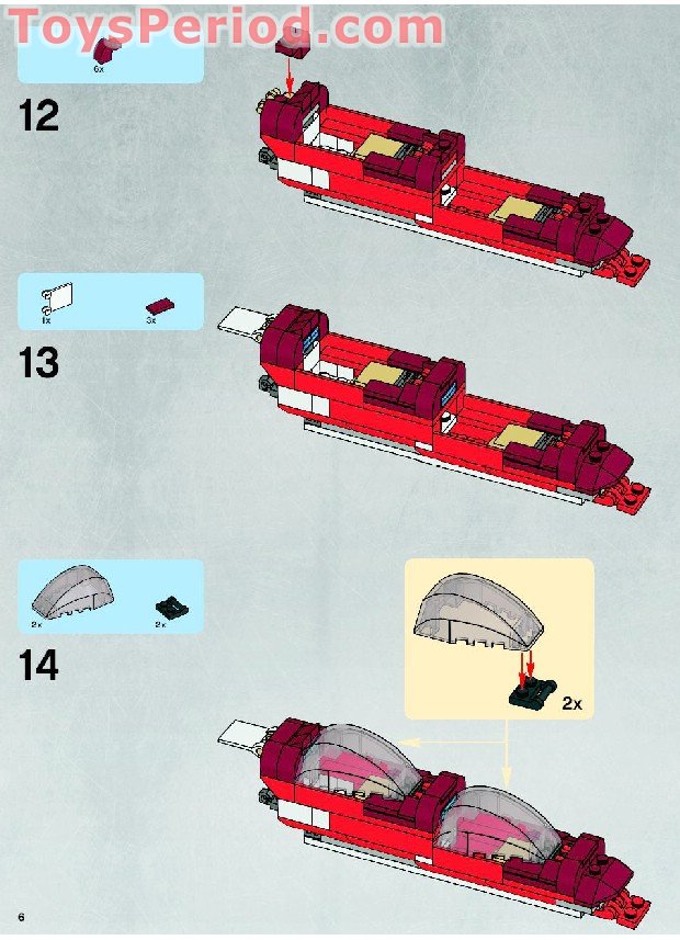Lego republic gunship 7676 instructions