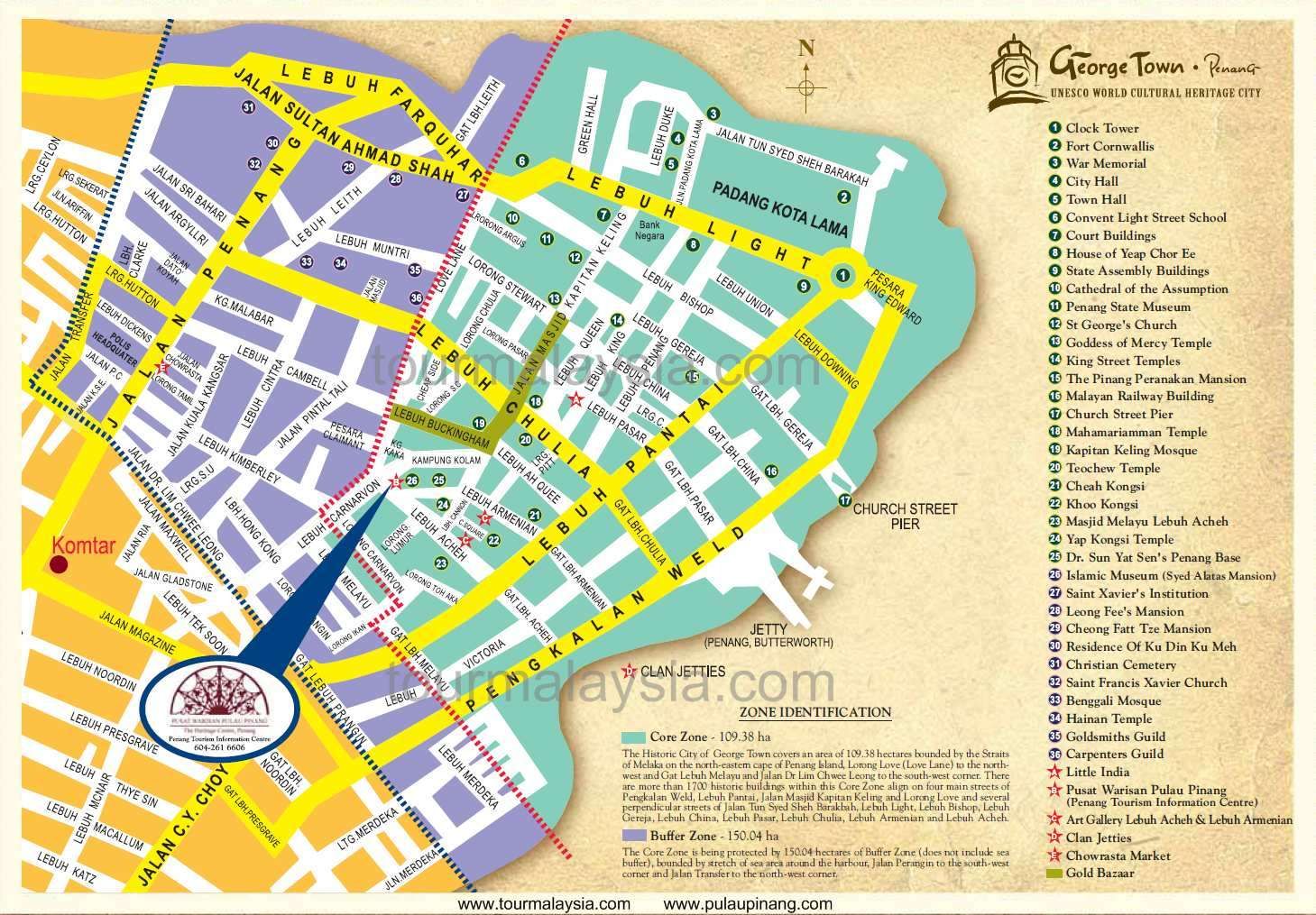 Map of georgetown penang pdf