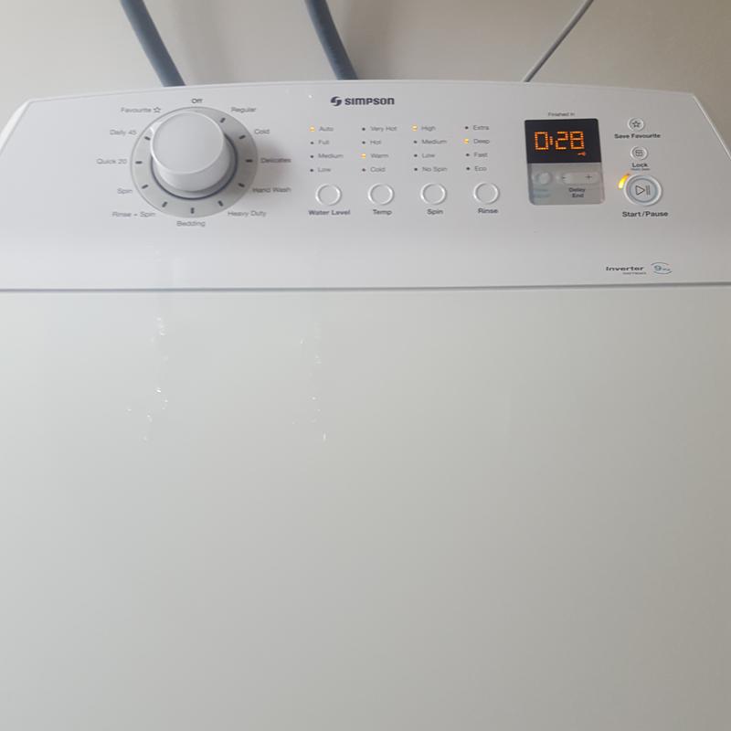 simpson contessa 405 washing machine manual