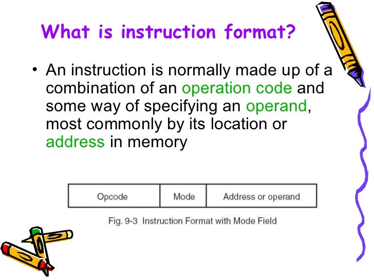 definition of instruction in computer