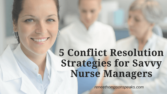 Conflict resolution in nursing pdf