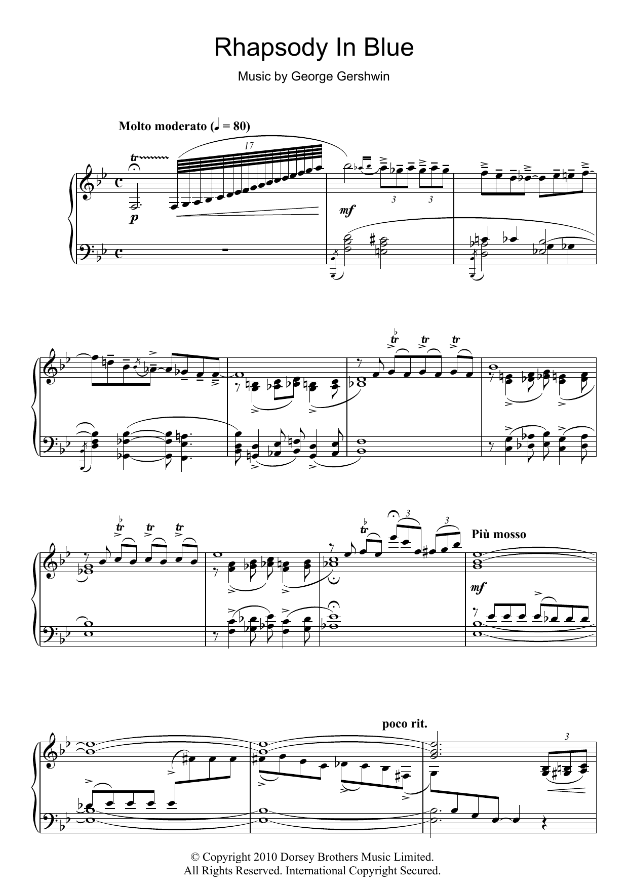 Rhapsody in blue trumpet and piano pdf