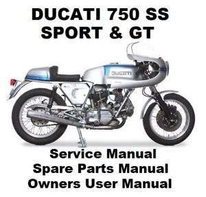 ducati 750 paso parts manual