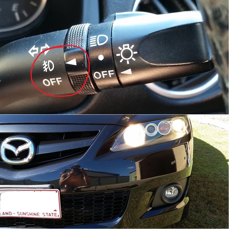 Mazda 3 fog light installation instructions