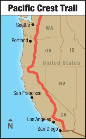 Pacific crest trail map pdf