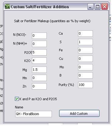 Hydroponic nutrient solution formula calculator pdf