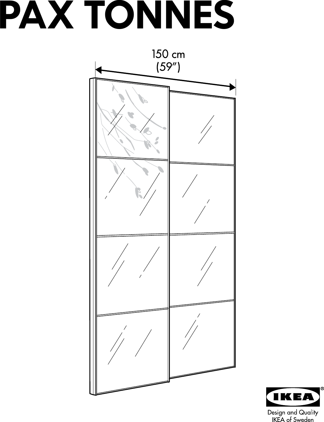 Ikea pax sliding doors instructions
