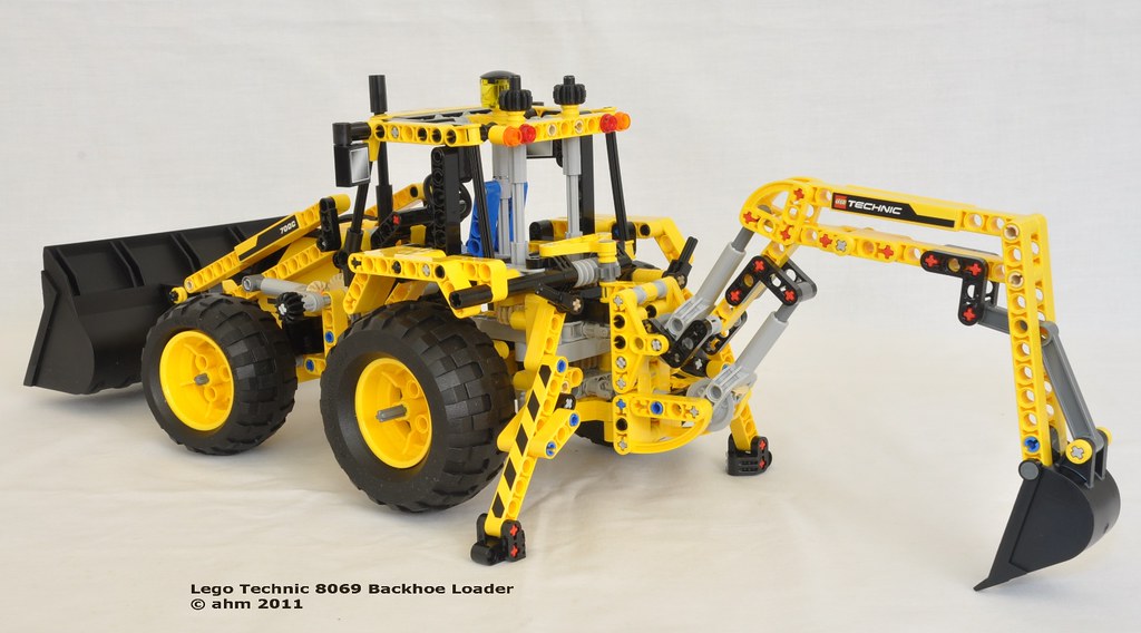lego technic backhoe loader 8069 instructions