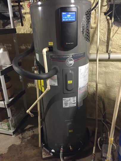 rheem hybrid water heater manual