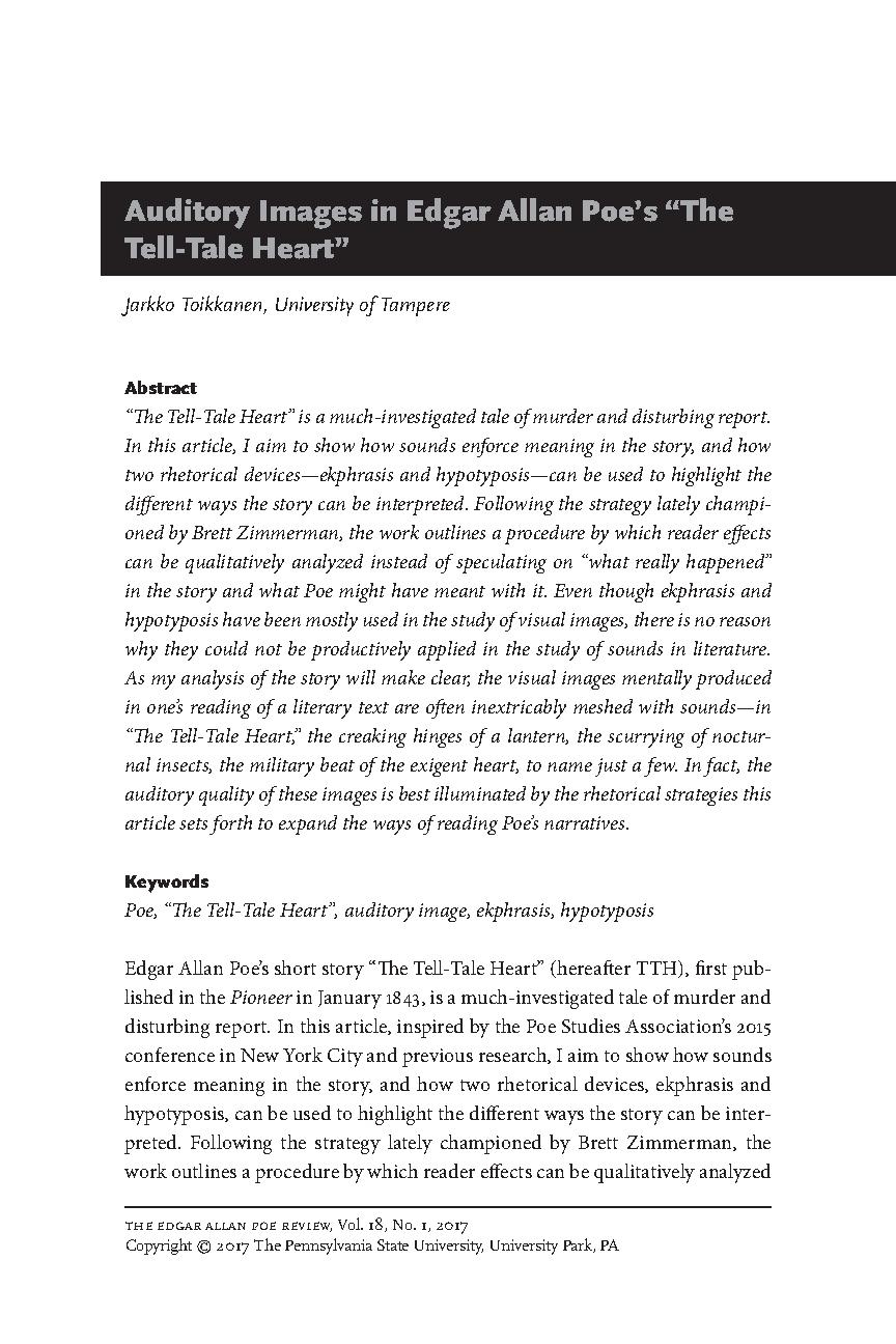 The tell tale heart text pdf