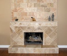 Travertine fireplace mantels how to clean