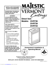 vermont castings gaz fire place instalation instruction