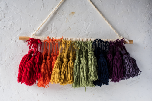 Yarn tassels how to make